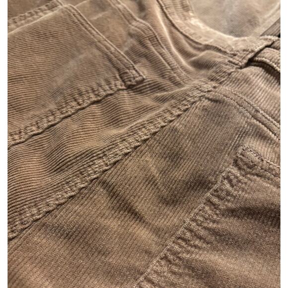 Pilcro Women’s 18W  40 x 27 Corduroy Pant Yaya Mid Rise Crop Flare Taupe Brown - Picture 11 of 16